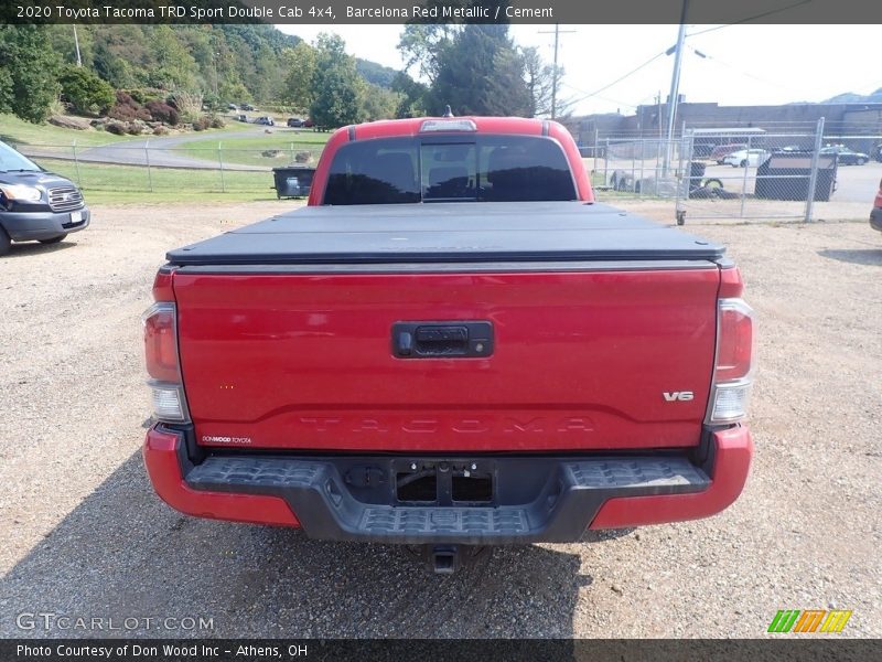 Barcelona Red Metallic / Cement 2020 Toyota Tacoma TRD Sport Double Cab 4x4