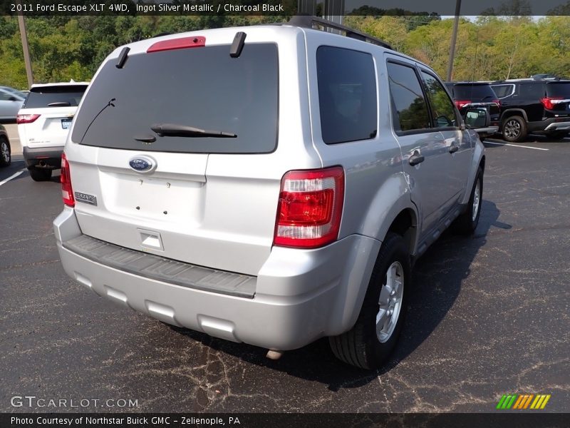 Ingot Silver Metallic / Charcoal Black 2011 Ford Escape XLT 4WD