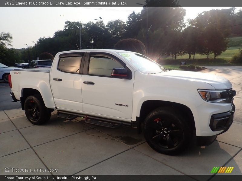 Summit White / Jet Black 2021 Chevrolet Colorado LT Crew Cab 4x4