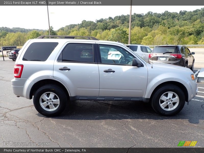 Ingot Silver Metallic / Charcoal Black 2011 Ford Escape XLT 4WD