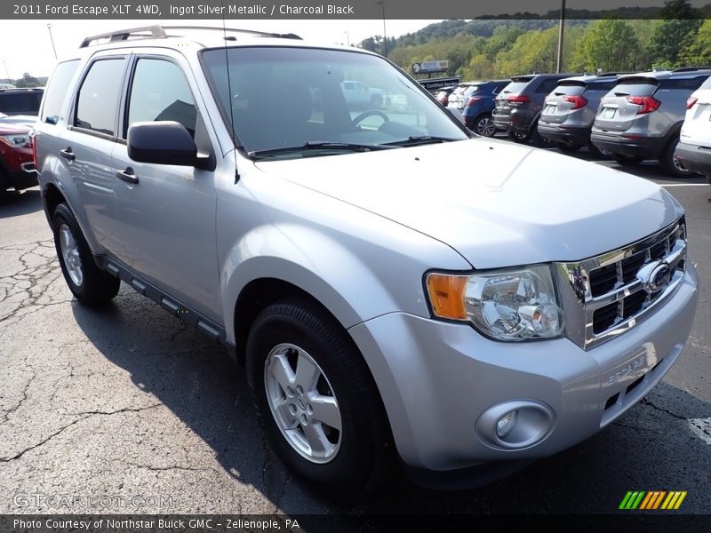 Ingot Silver Metallic / Charcoal Black 2011 Ford Escape XLT 4WD