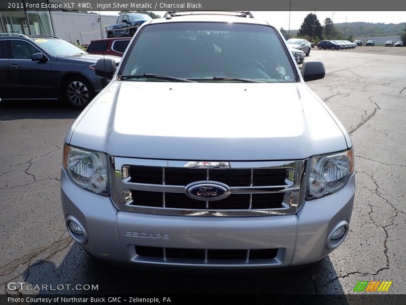 Ingot Silver Metallic / Charcoal Black 2011 Ford Escape XLT 4WD