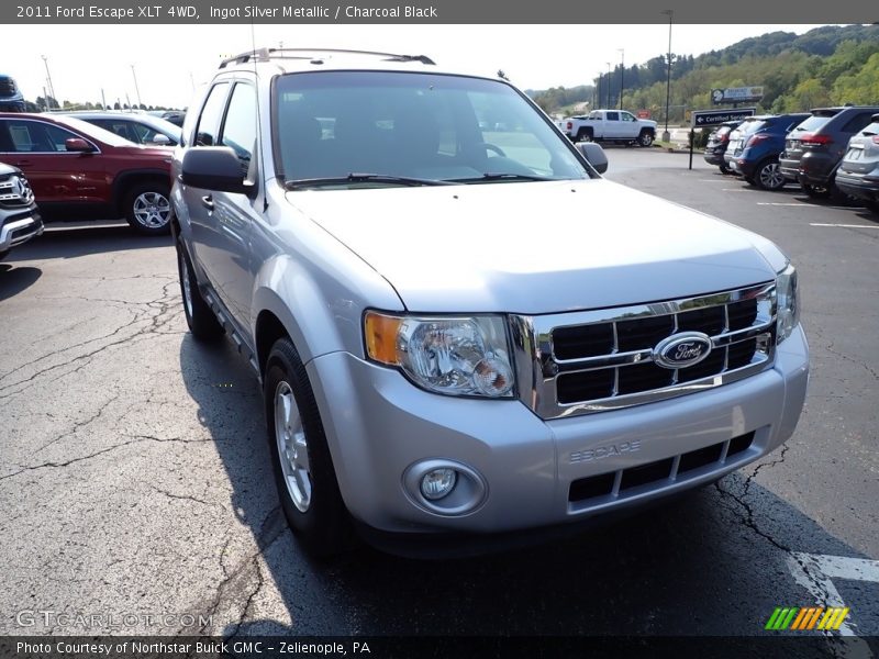 Ingot Silver Metallic / Charcoal Black 2011 Ford Escape XLT 4WD