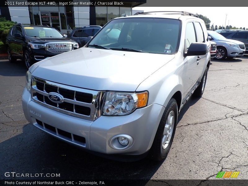 Ingot Silver Metallic / Charcoal Black 2011 Ford Escape XLT 4WD