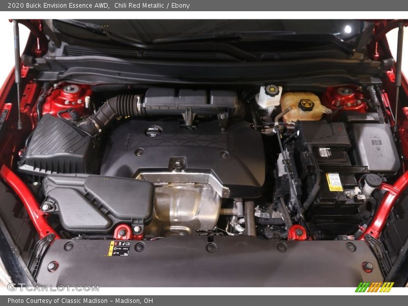 Chili Red Metallic / Ebony 2020 Buick Envision Essence AWD