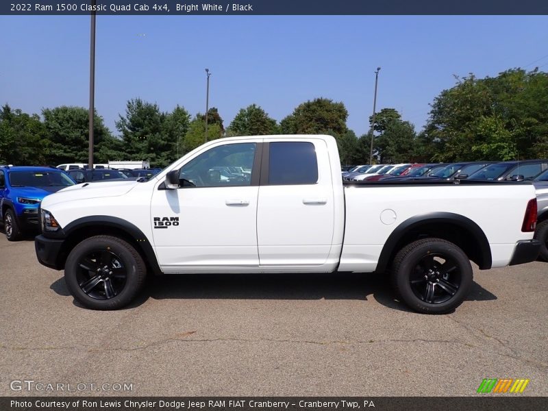 Bright White / Black 2022 Ram 1500 Classic Quad Cab 4x4