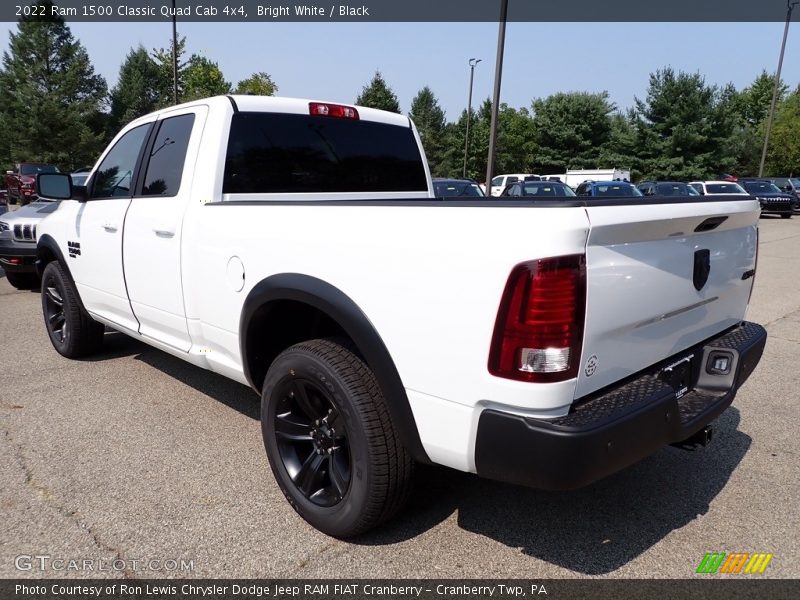 Bright White / Black 2022 Ram 1500 Classic Quad Cab 4x4