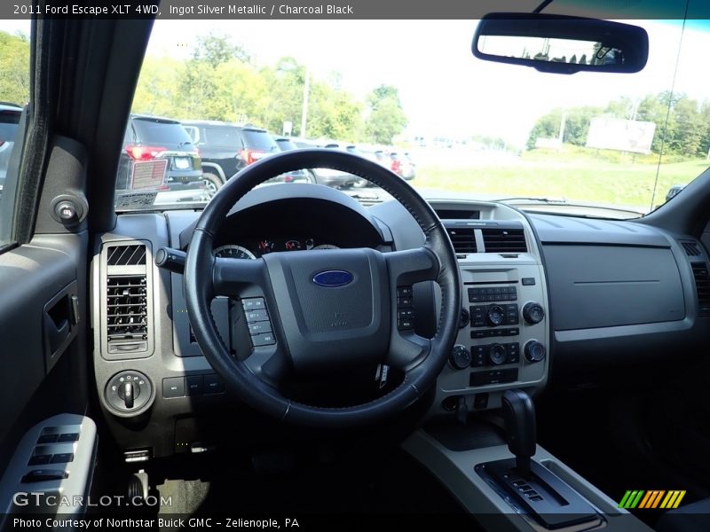 Ingot Silver Metallic / Charcoal Black 2011 Ford Escape XLT 4WD