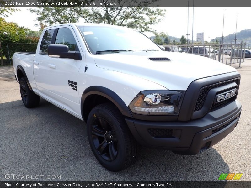 Bright White / Black 2022 Ram 1500 Classic Quad Cab 4x4