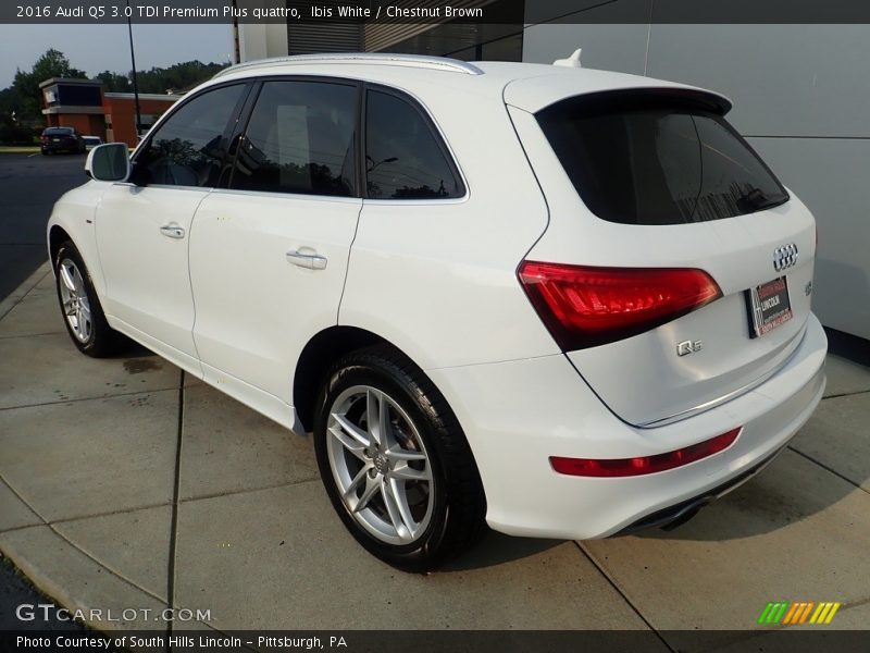 Ibis White / Chestnut Brown 2016 Audi Q5 3.0 TDI Premium Plus quattro