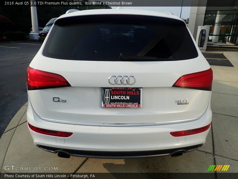 Ibis White / Chestnut Brown 2016 Audi Q5 3.0 TDI Premium Plus quattro