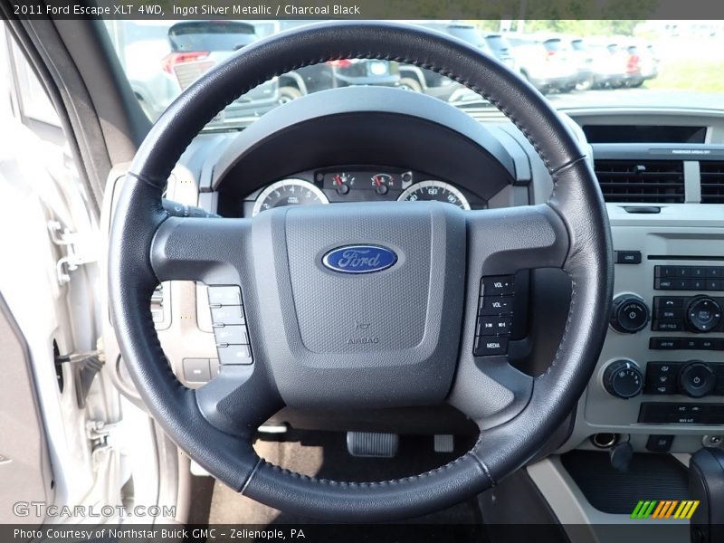 Ingot Silver Metallic / Charcoal Black 2011 Ford Escape XLT 4WD