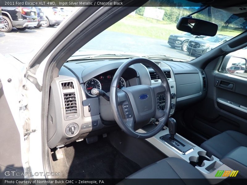 Ingot Silver Metallic / Charcoal Black 2011 Ford Escape XLT 4WD