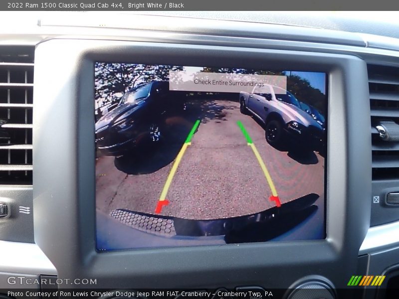 Bright White / Black 2022 Ram 1500 Classic Quad Cab 4x4