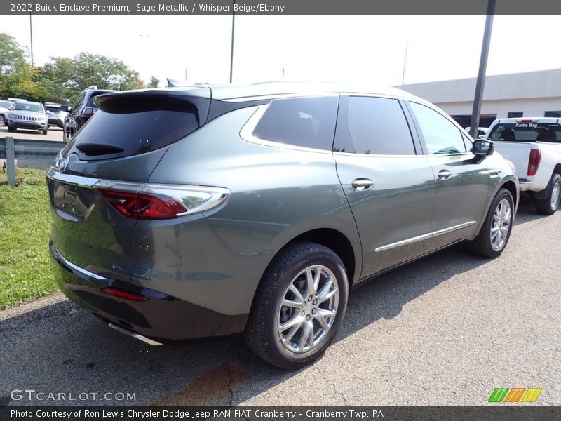 Sage Metallic / Whisper Beige/Ebony 2022 Buick Enclave Premium