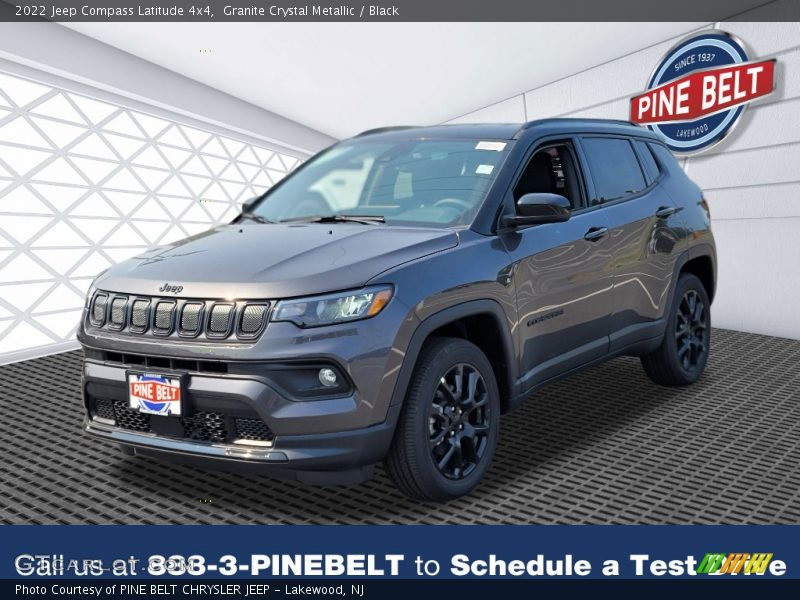 Granite Crystal Metallic / Black 2022 Jeep Compass Latitude 4x4