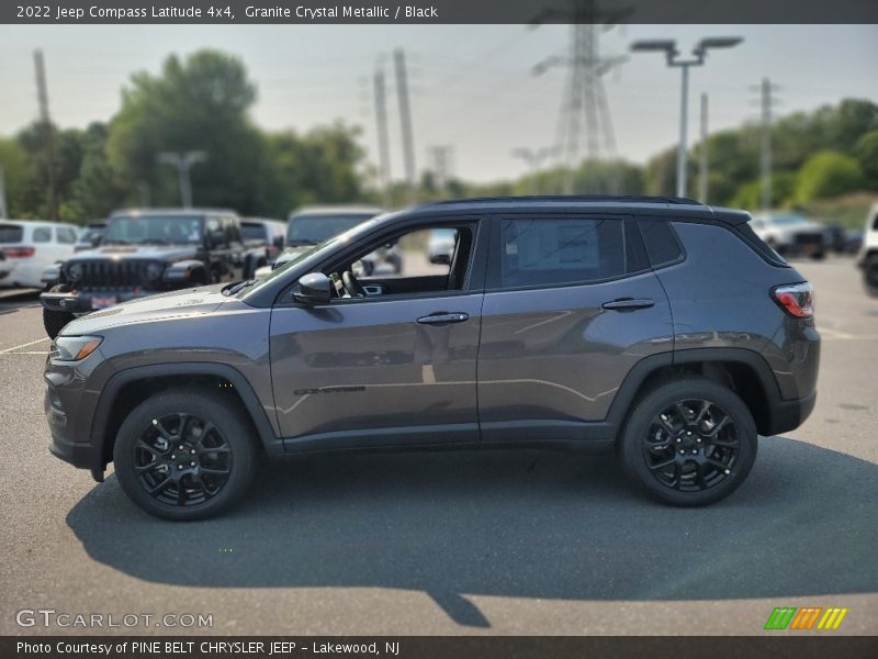 Granite Crystal Metallic / Black 2022 Jeep Compass Latitude 4x4