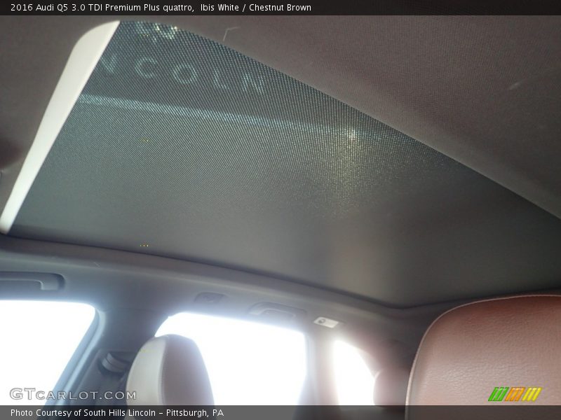 Ibis White / Chestnut Brown 2016 Audi Q5 3.0 TDI Premium Plus quattro