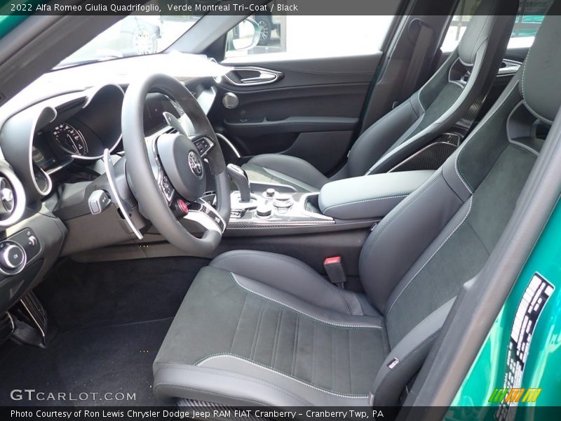  2022 Giulia Quadrifoglio Black Interior