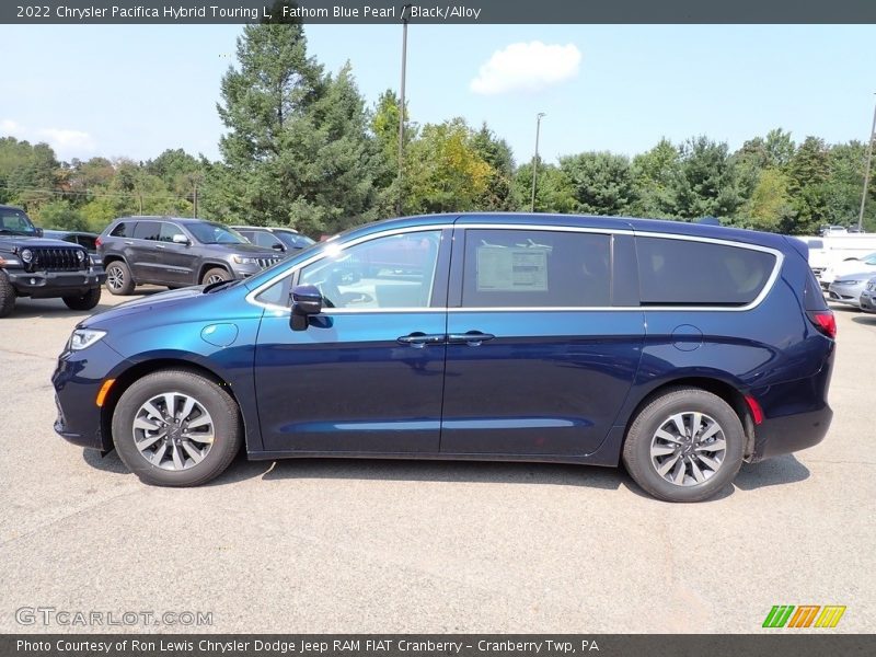 Fathom Blue Pearl / Black/Alloy 2022 Chrysler Pacifica Hybrid Touring L