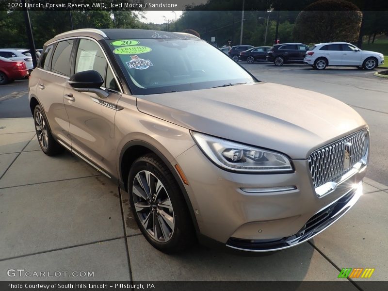 Front 3/4 View of 2020 Corsair Reserve AWD