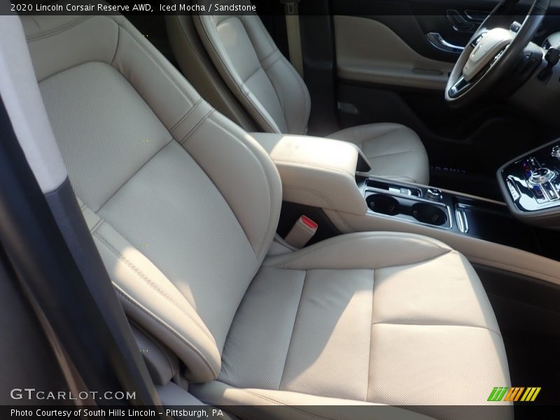 Front Seat of 2020 Corsair Reserve AWD