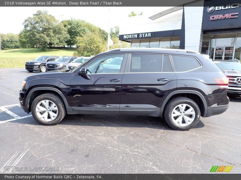 Deep Black Pearl / Titan Black 2018 Volkswagen Atlas SE 4Motion
