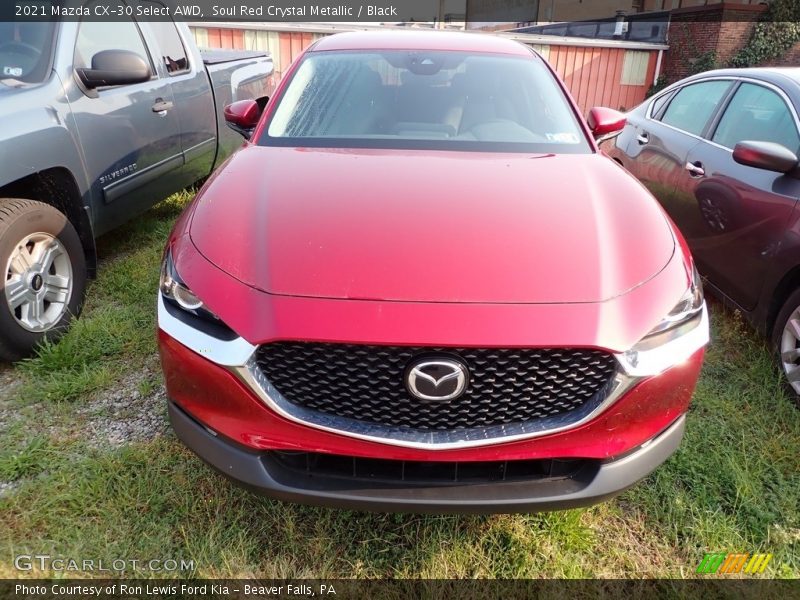 Soul Red Crystal Metallic / Black 2021 Mazda CX-30 Select AWD
