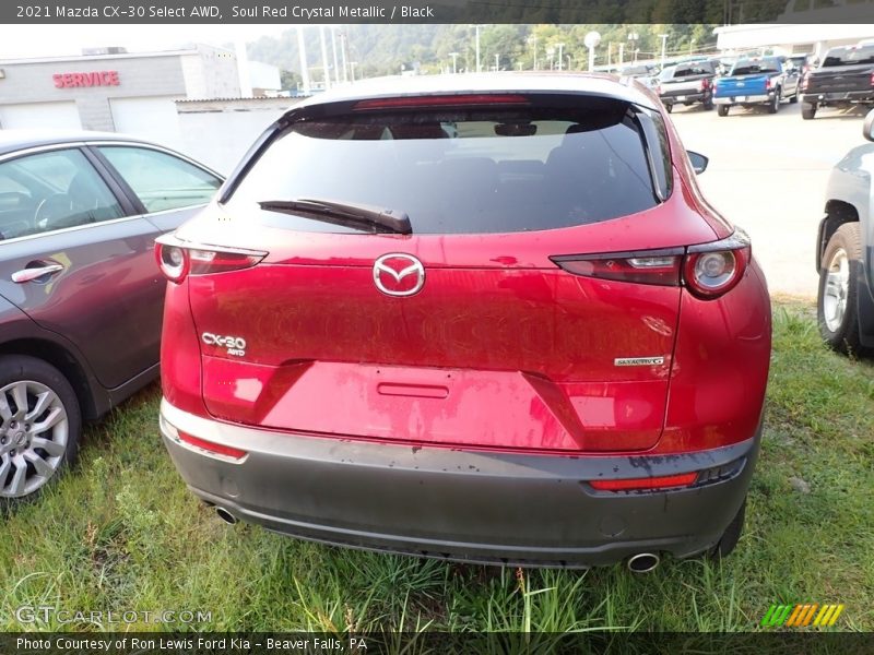 Soul Red Crystal Metallic / Black 2021 Mazda CX-30 Select AWD