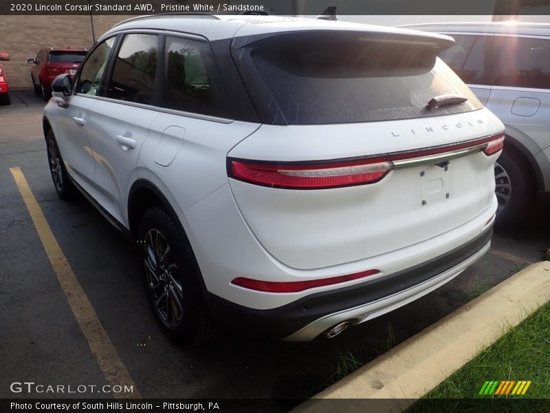 Pristine White / Sandstone 2020 Lincoln Corsair Standard AWD