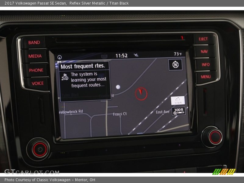 Navigation of 2017 Passat SE Sedan