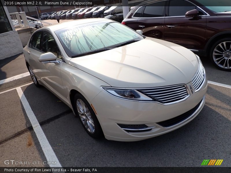 Front 3/4 View of 2016 MKZ 2.0