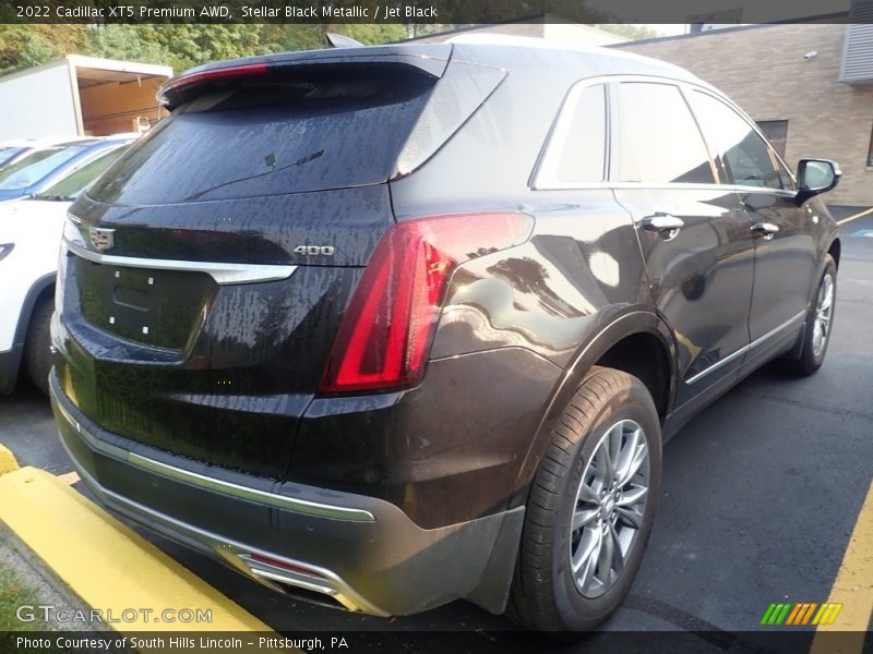 Stellar Black Metallic / Jet Black 2022 Cadillac XT5 Premium AWD