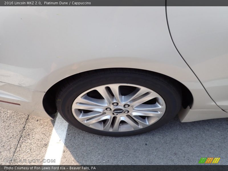 Platinum Dune / Cappuccino 2016 Lincoln MKZ 2.0