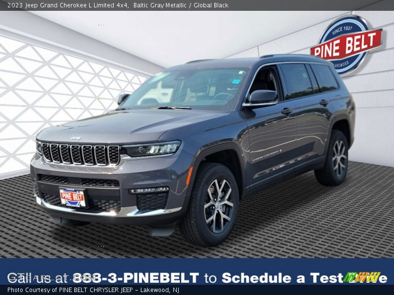 Baltic Gray Metallic / Global Black 2023 Jeep Grand Cherokee L Limited 4x4