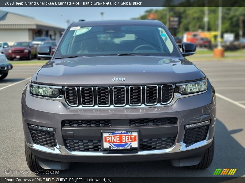 Baltic Gray Metallic / Global Black 2023 Jeep Grand Cherokee L Limited 4x4