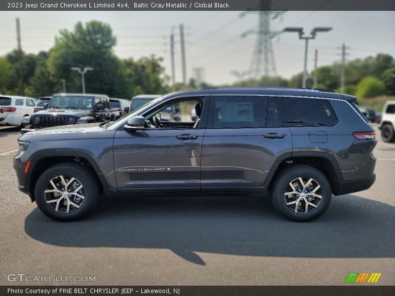 Baltic Gray Metallic / Global Black 2023 Jeep Grand Cherokee L Limited 4x4