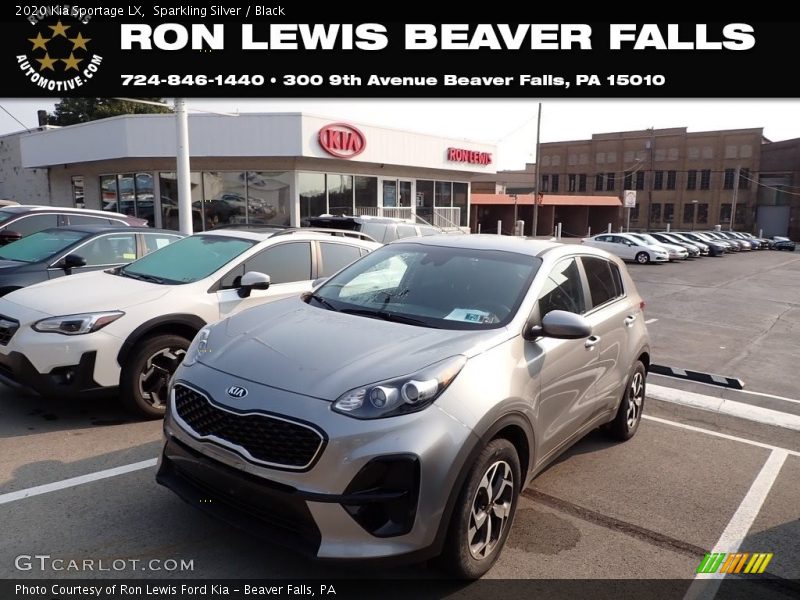 Sparkling Silver / Black 2020 Kia Sportage LX