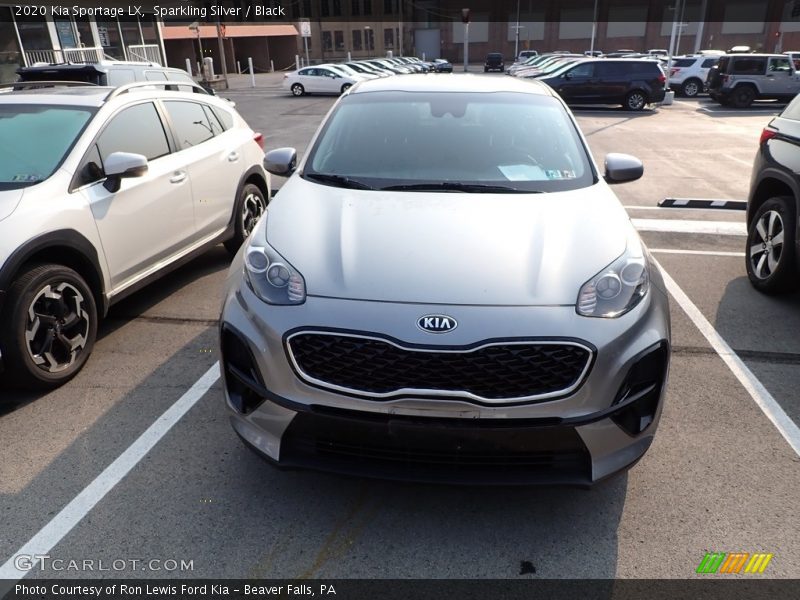 Sparkling Silver / Black 2020 Kia Sportage LX