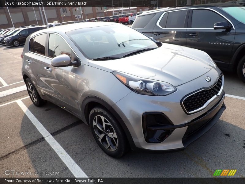 Sparkling Silver / Black 2020 Kia Sportage LX