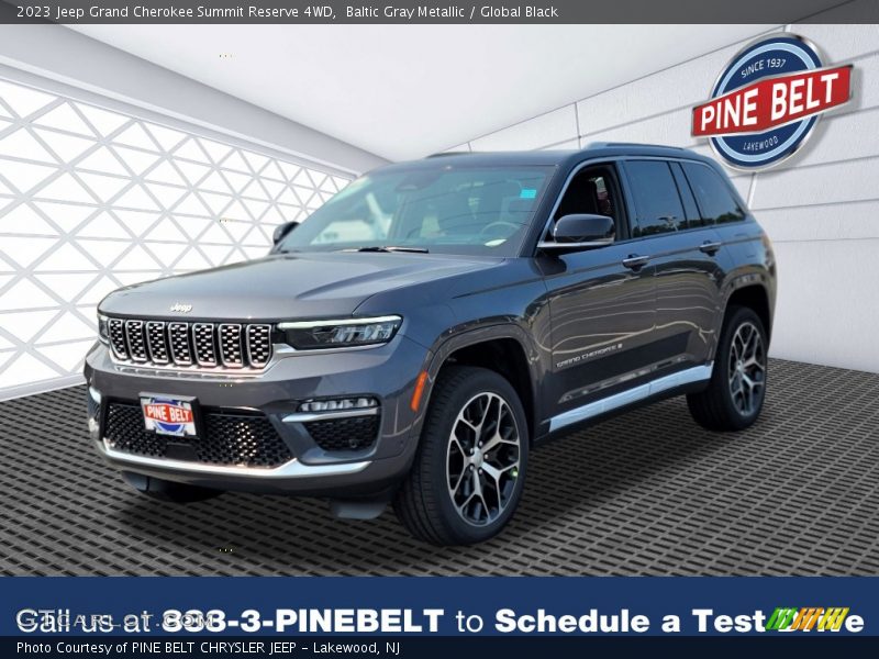 Baltic Gray Metallic / Global Black 2023 Jeep Grand Cherokee Summit Reserve 4WD