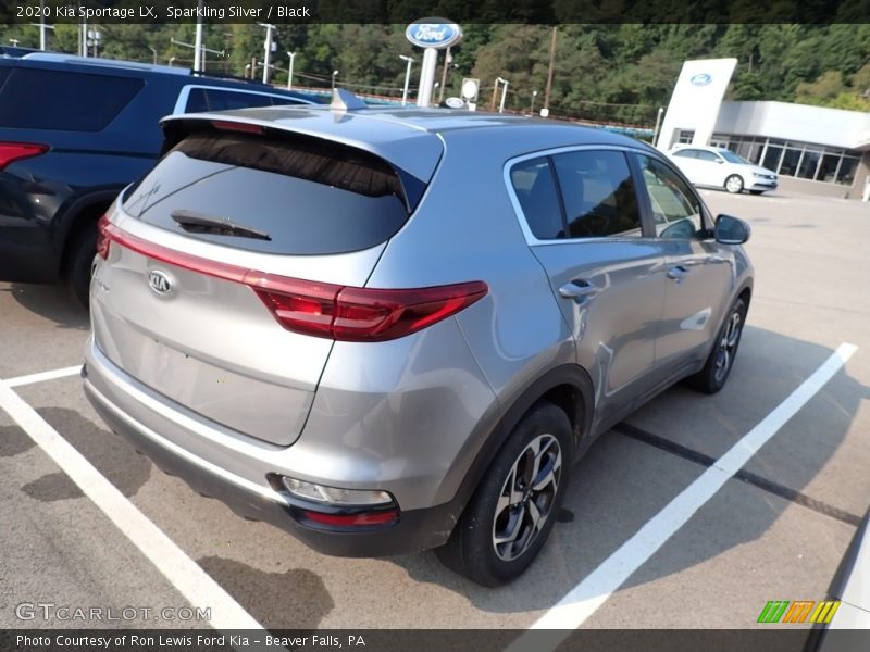 Sparkling Silver / Black 2020 Kia Sportage LX