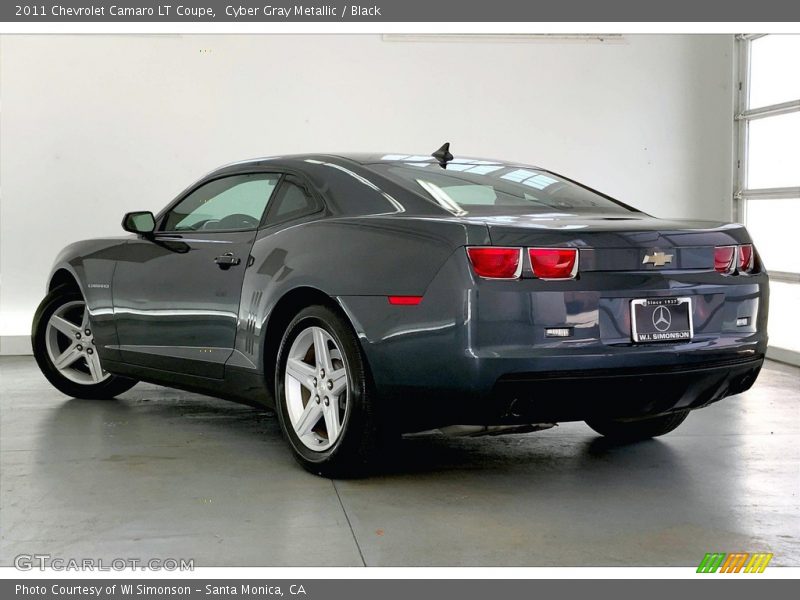 Cyber Gray Metallic / Black 2011 Chevrolet Camaro LT Coupe