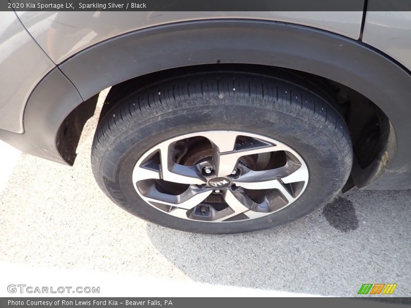 Sparkling Silver / Black 2020 Kia Sportage LX