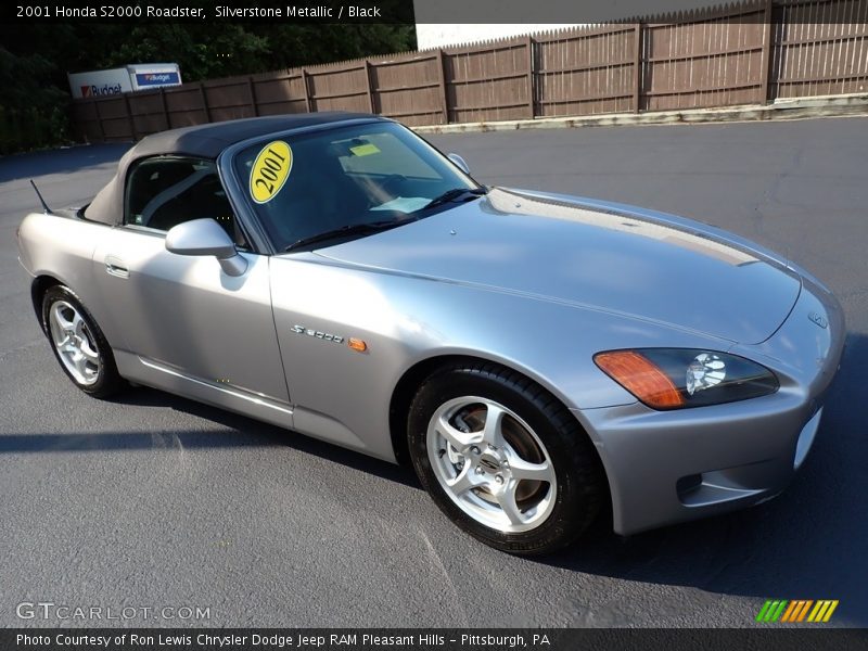 Silverstone Metallic / Black 2001 Honda S2000 Roadster