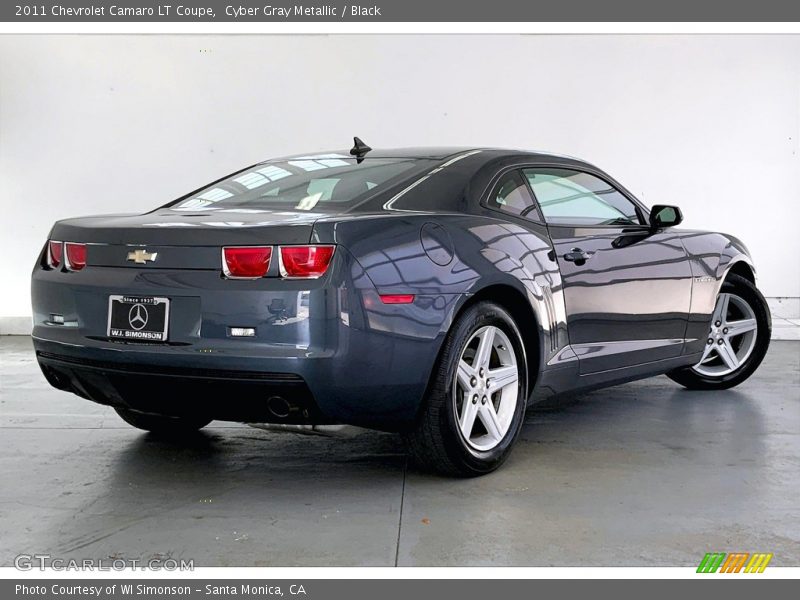 Cyber Gray Metallic / Black 2011 Chevrolet Camaro LT Coupe