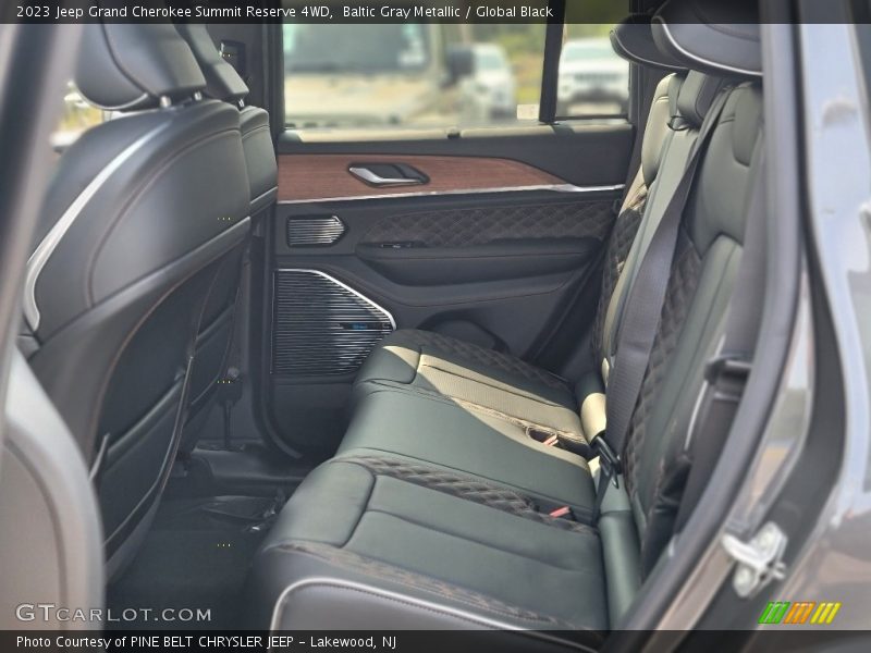 Rear Seat of 2023 Grand Cherokee Summit Reserve 4WD