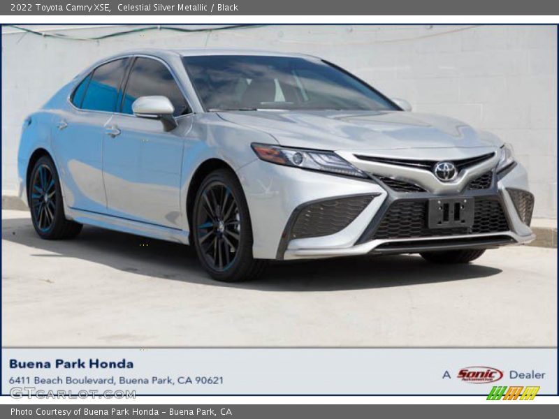 Celestial Silver Metallic / Black 2022 Toyota Camry XSE