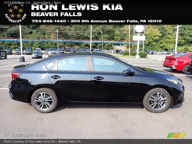 Aurora Black / Black 2023 Kia Forte LXS