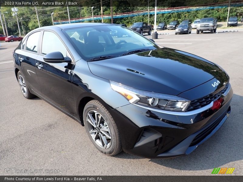 Aurora Black / Black 2023 Kia Forte LXS